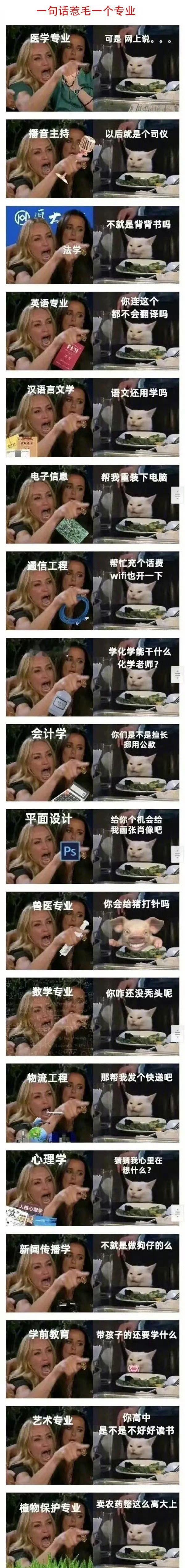 如何用一句话惹毛一个专业 ​ ​​​