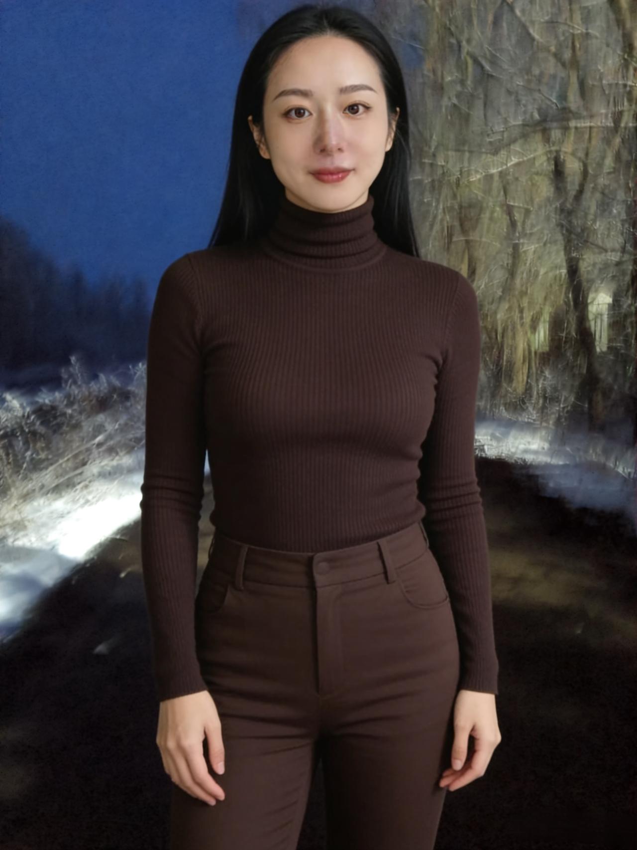 四月塞北雪纷纷，夜行路上遇佳人。