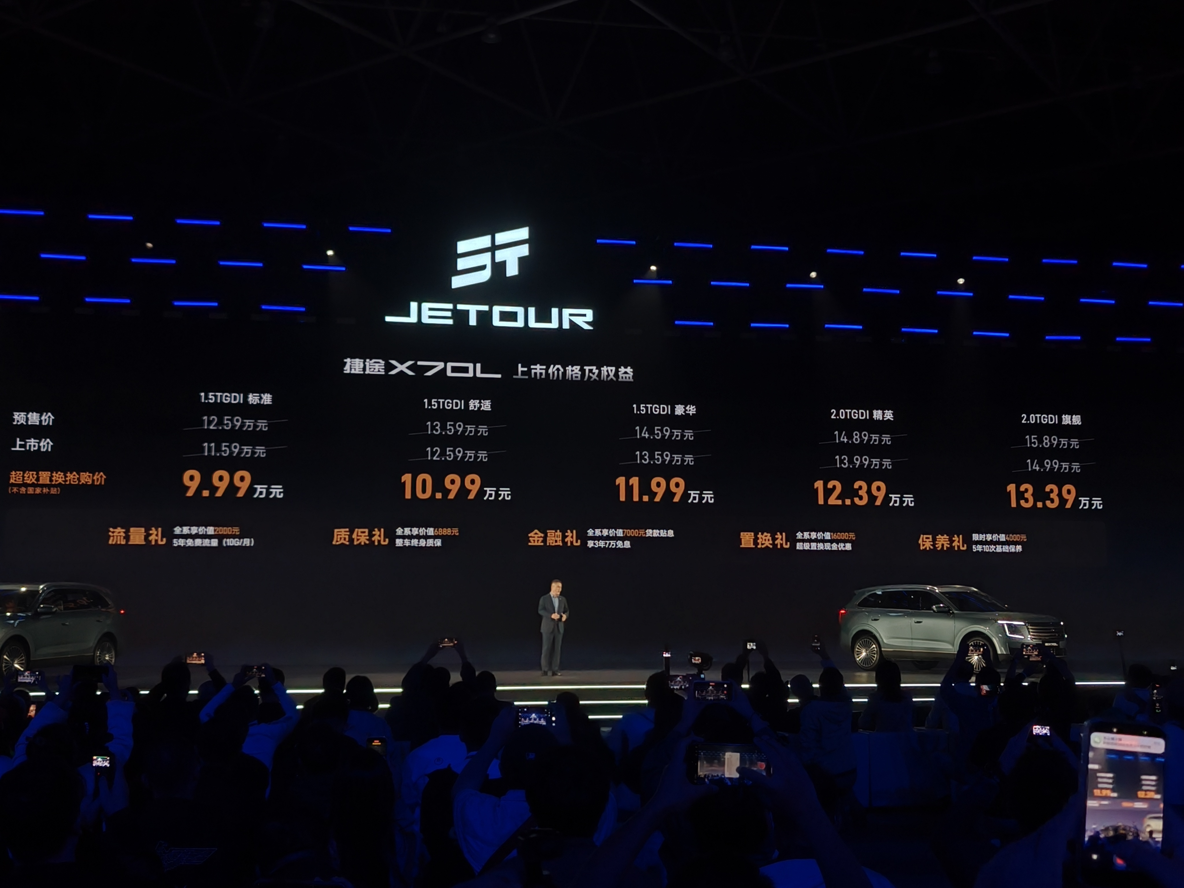 #捷途x70l#的价格出来了，置换抢购价9.99万元至13.39万元！！只能说太