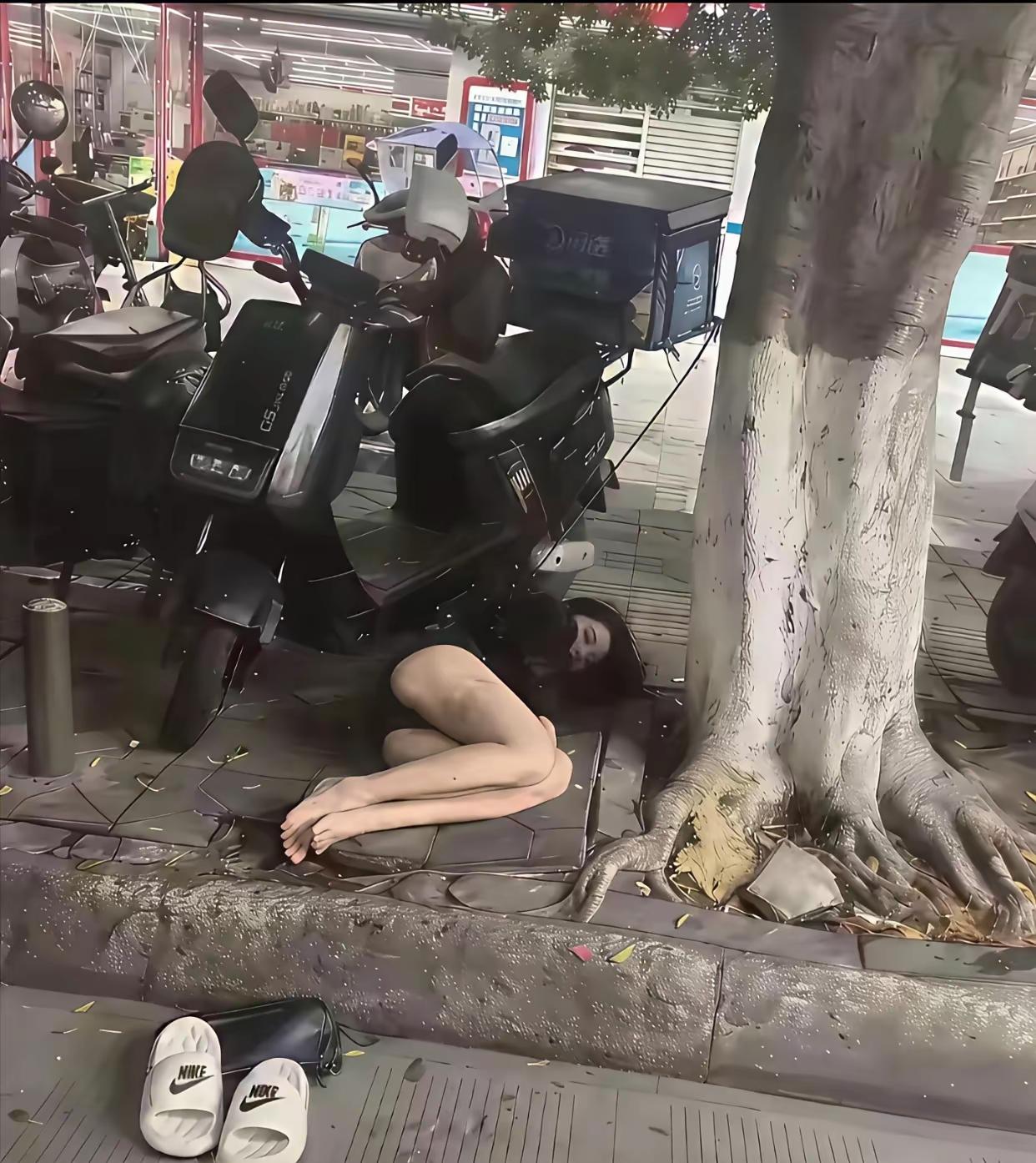 你不醉，我不醉，那么多马路谁来睡！也不知道这是谁家的闺女，教养素质还挺高，就算喝