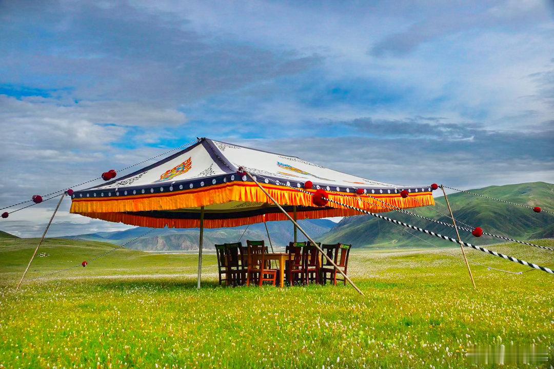 ཡངས་ཤིང་རྒྱ་ཆེ་བའི་རྩྭ་ཐང་གདན་དུ་བྱས་ཏེ་