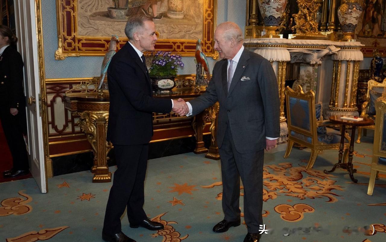 查尔斯国王在白金汉宫接见加拿大总理！