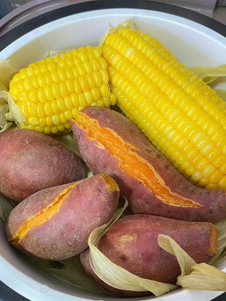 冬天烤红薯