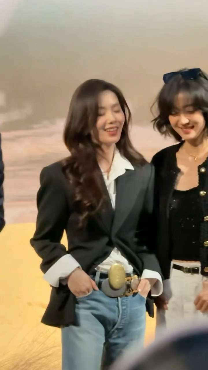 刘诗诗、孙千、王安宇，今日CELINE上海活动 