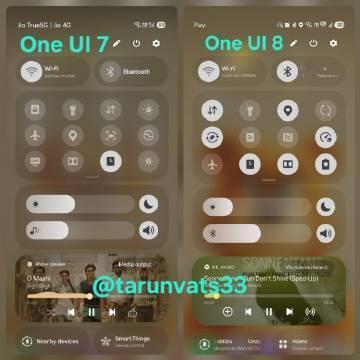 三星One UI7和One UI8的UI设计没啥区别啊 ​​​