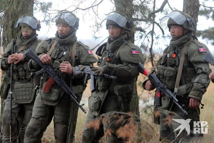 朝鲜工兵在俄罗斯联邦库尔斯克州 