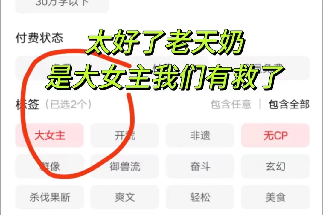 起点，看到你有这些标签我真的很爽。