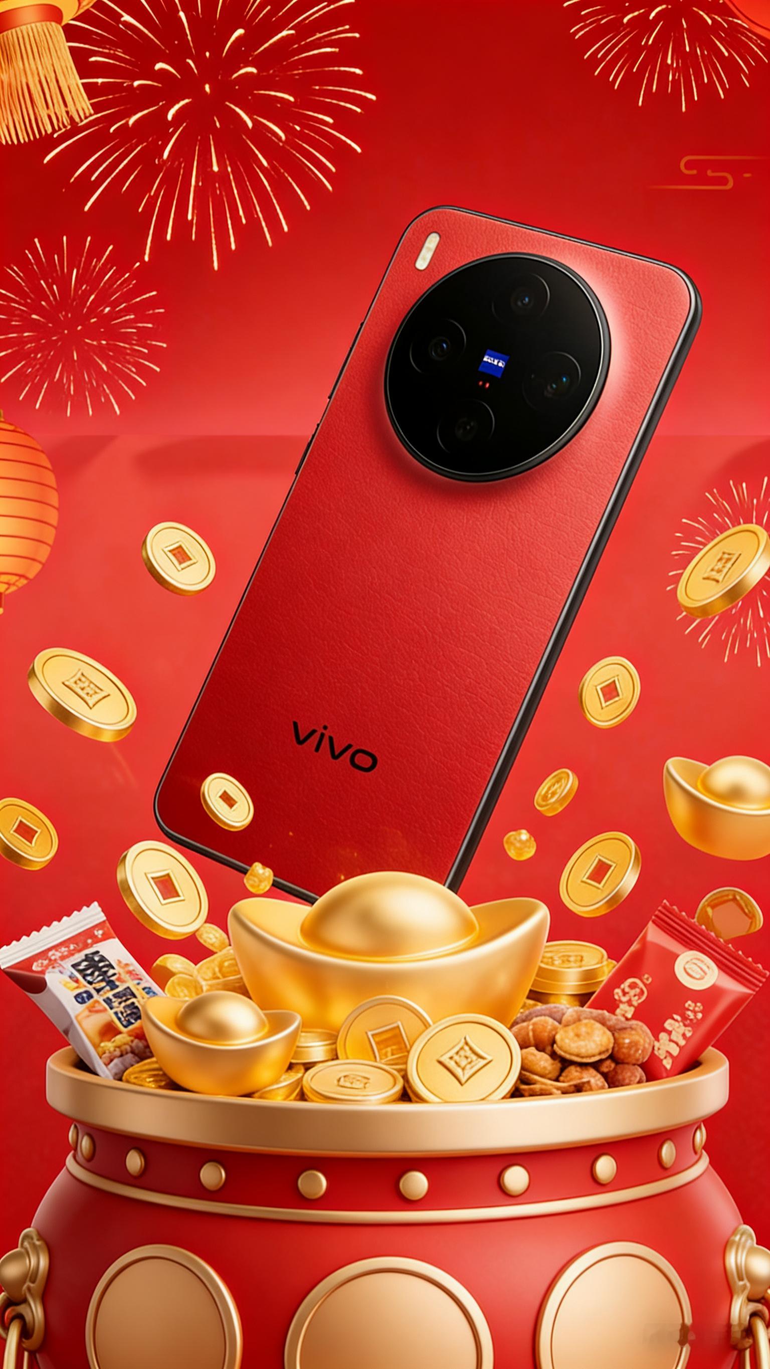 用着vivo X300好运红过新年，福运、财运、事业运通通吻上来