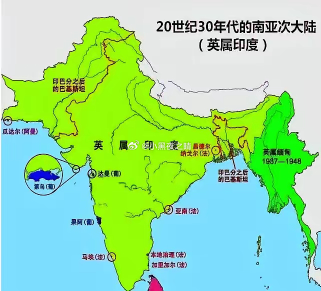 印度现在的实际控制区域已经不止表面数据那么简单了。​光是悄悄捏在手里的邻国土地就