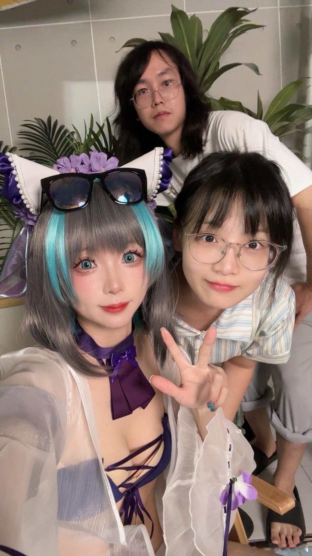 一天三套！依旧是米米美拍🥹辛苦米米老婆和不咩咩陪我肝～感觉可以原图直出了🥹 