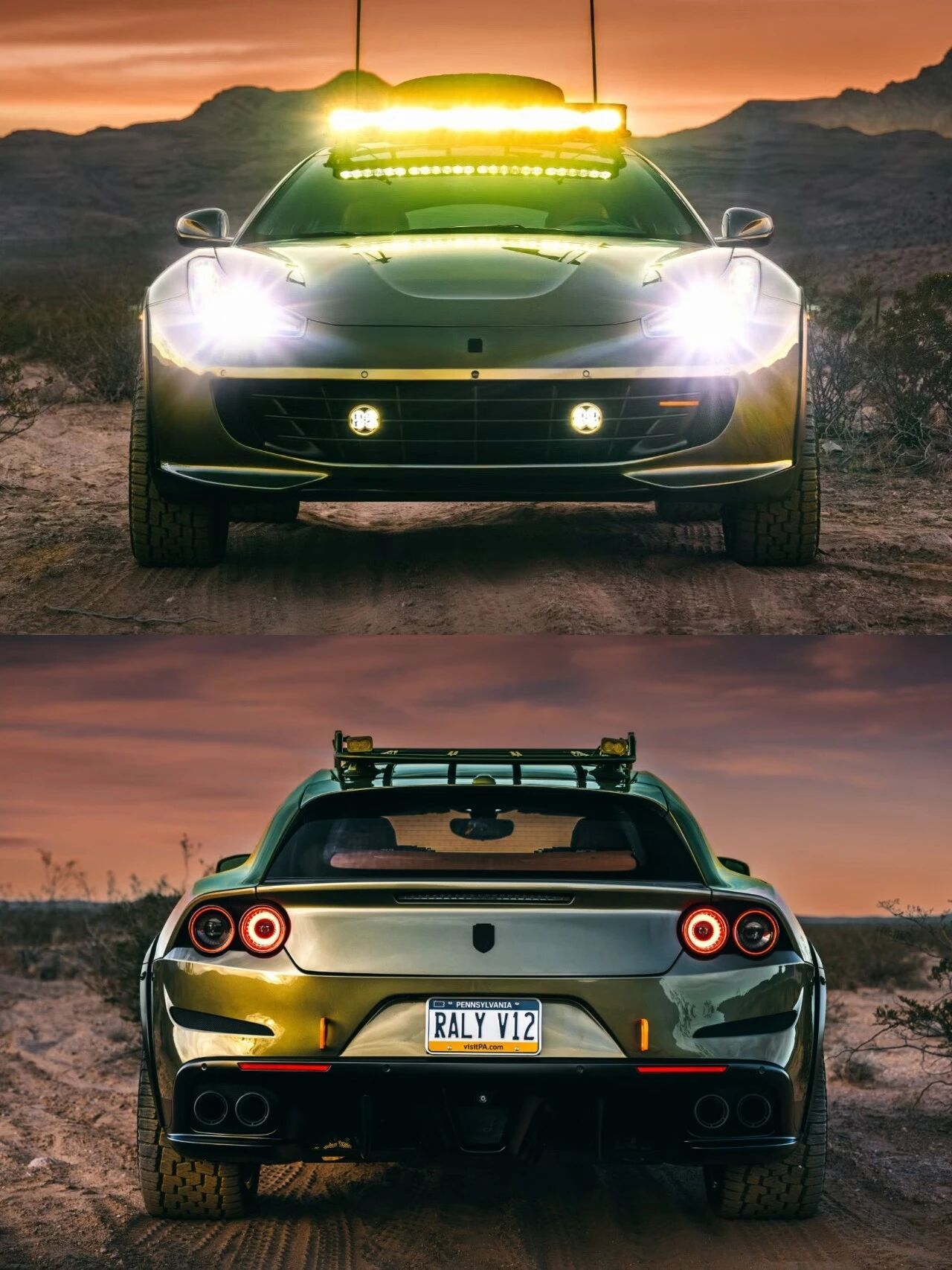 这才叫猎装！法拉利GTC4 Lusso拉力版2025拉斯维加斯SEMA改装车展，