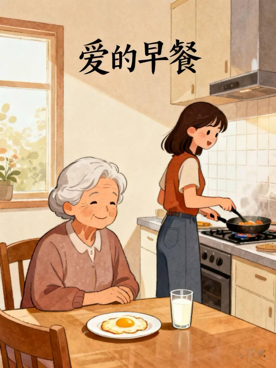 隔壁的秀芬奶奶（四）

第二天清晨，林秀芬醒来发现周瑶已经起了，正在厨房叮叮当当