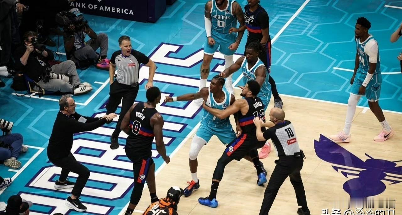 NBA纪律，规矩变了。

活塞黄蜂人，打起来了，联盟出了罚单，大家看不懂，资深看