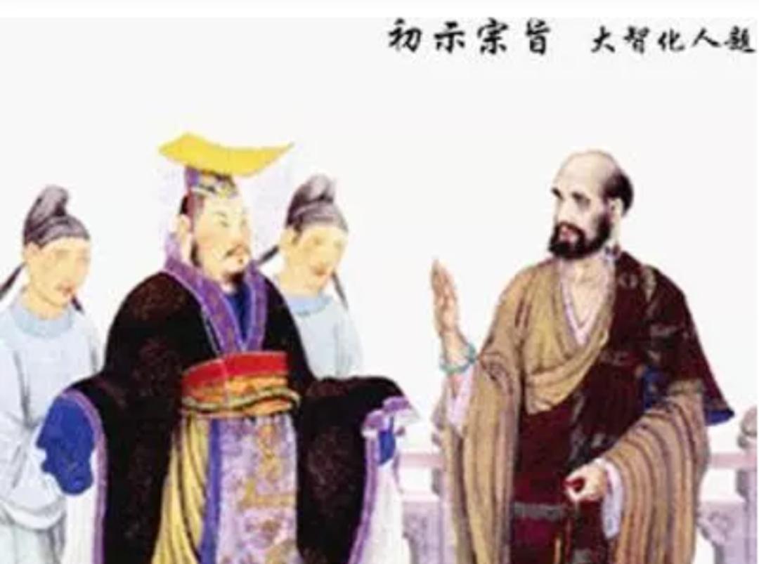 梁武帝（即梁武帝萧衍）是中国南朝梁的开国皇帝，他以极其虔诚的佛教信仰著称，被后世