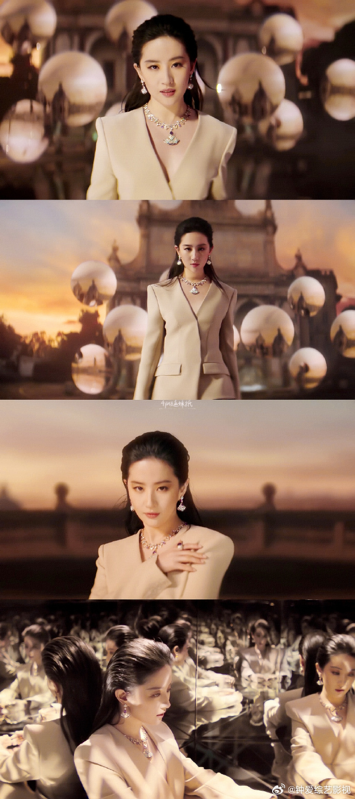 #刘亦菲深v西装#刘亦菲以深V西装展现出了不同于以往的魅力，时尚与优雅的完美结合