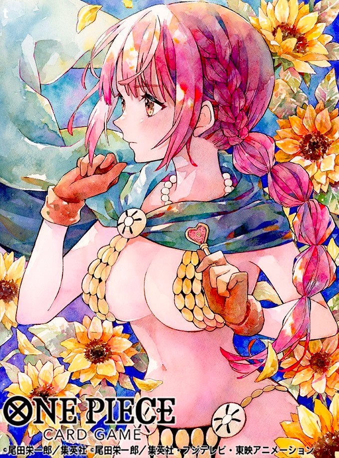 海贼王卡牌游戏  官方卡套限定版Vol.3画师卡面图：蕾贝卡、大妈夏洛特·玲玲、