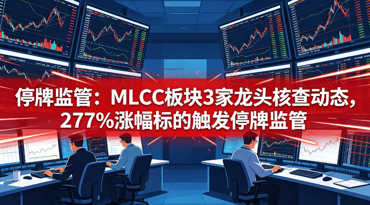停牌监管：MLCC板块3家龙头核查动态，277%涨幅标的触发停牌监管

理财有风