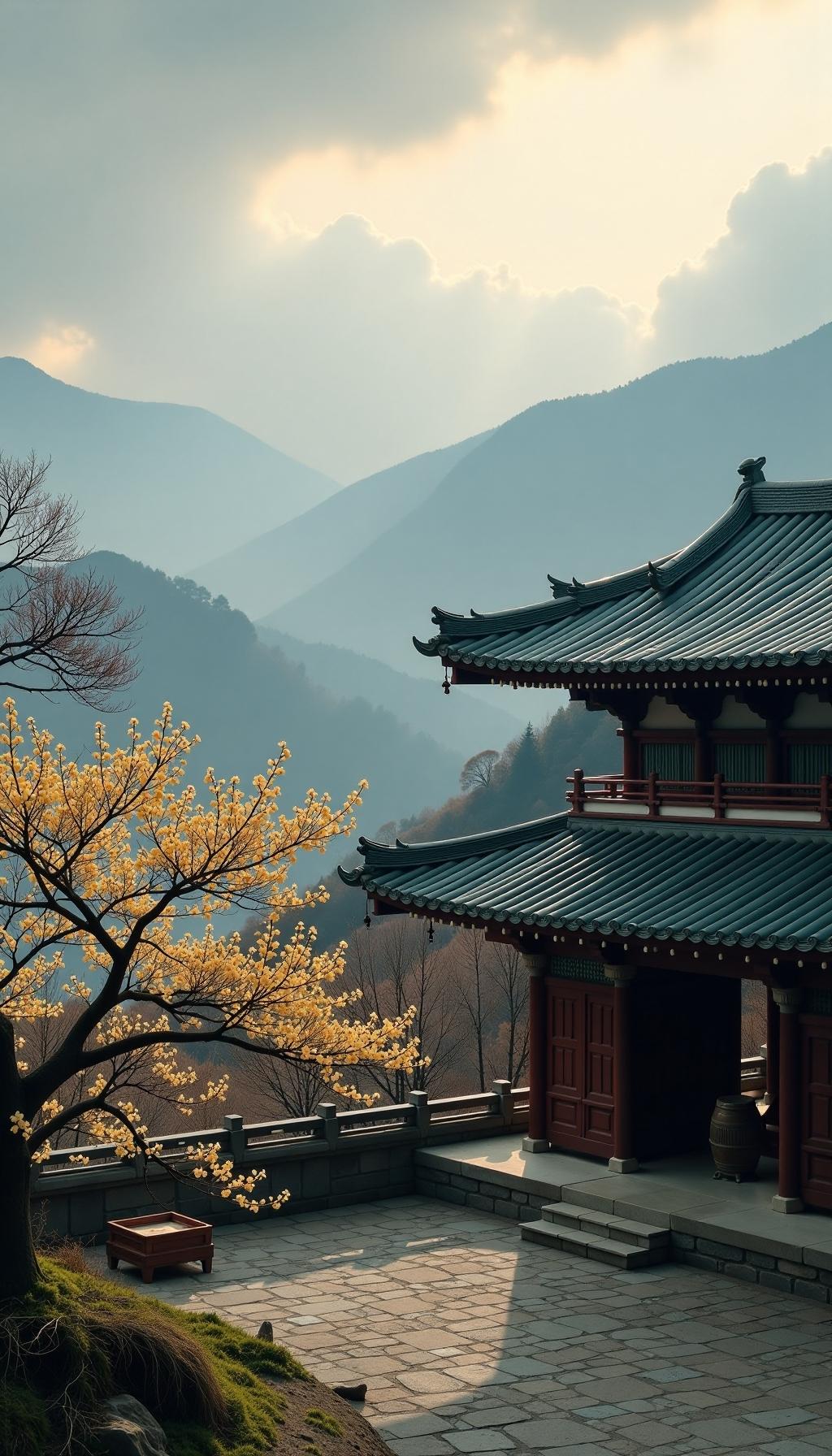 上联：晨钟幕鼓千年寺，下联邀对上联:晨钟暮鼓千年寺，下联：暮鼓晨钟万古楼