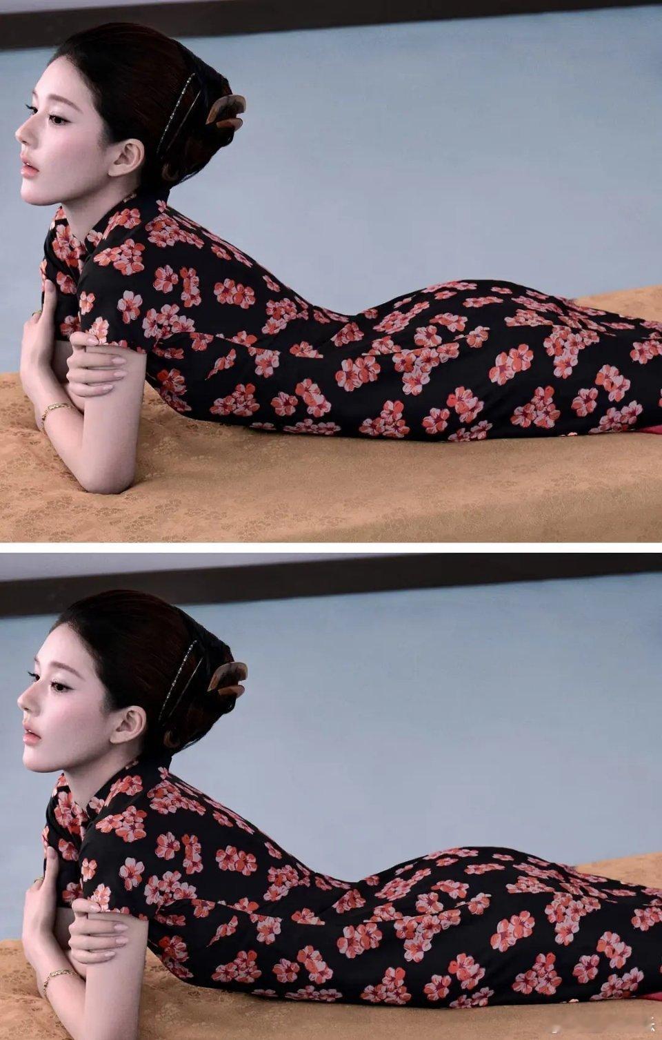 赵露思穿旗袍也要摆这种姿势吗[黑线] ​​​