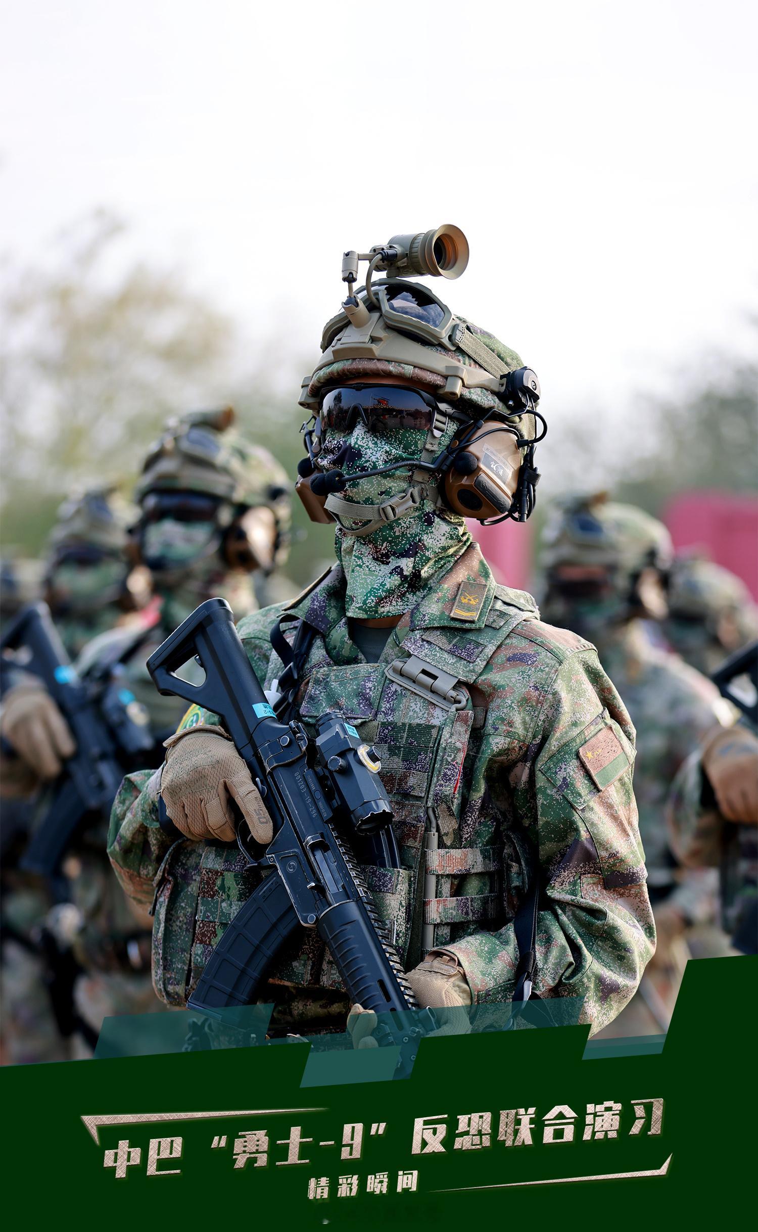 【回顾中巴勇士9反恐演习精彩瞬间】12月14日，中巴“勇士- 9”反恐联合演习顺