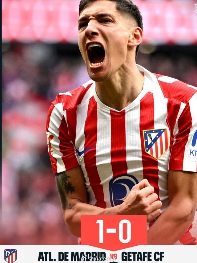 😬 马竞艰难取胜！💥 凭借阿根廷后卫🇦🇷莫利纳的精彩进球，马德里竞技一球