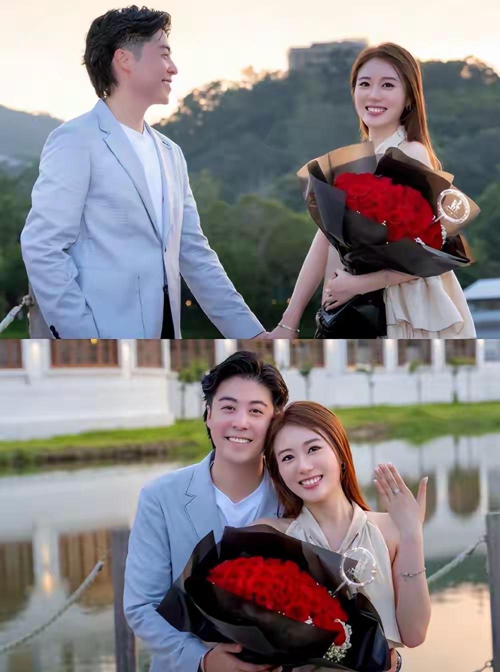 同名不同命！TVB"小王菲"湖上被求婚，富二代男友一跪定终身。

谁能想到，港姐