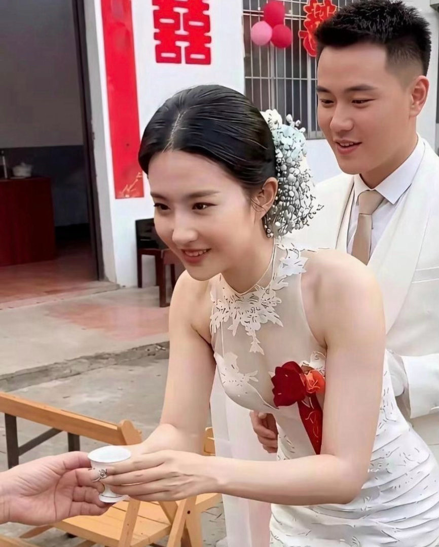 深圳新娘撞脸刘亦菲…有九分相似这颜值也太高了 