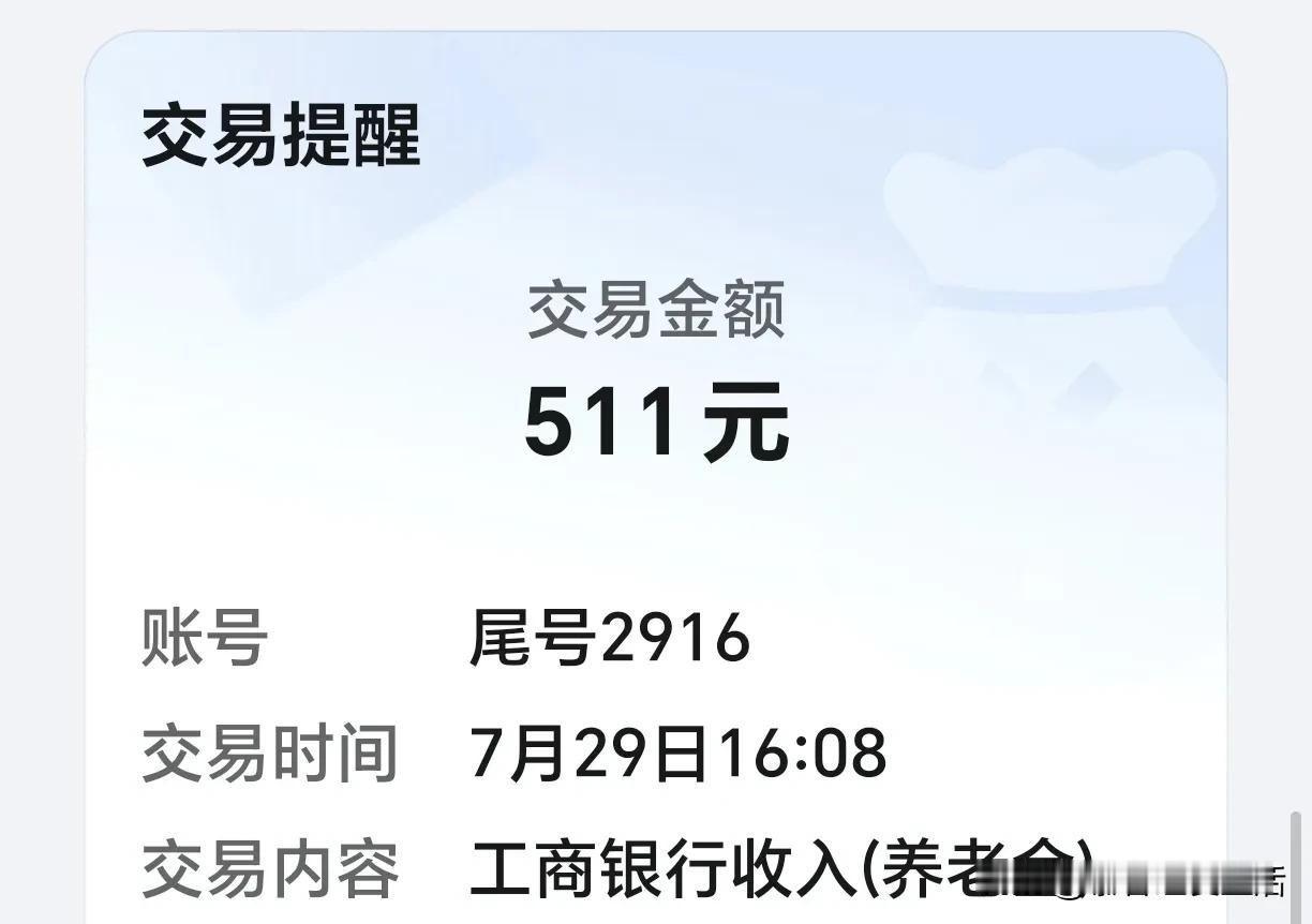 辽宁朝阳，2025调整的养老金今天下午到账了。总计补发511元。是6个月的还是7