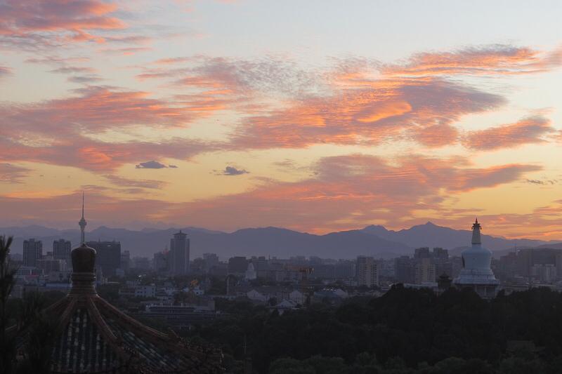 分享一张你看到的最美的晚霞