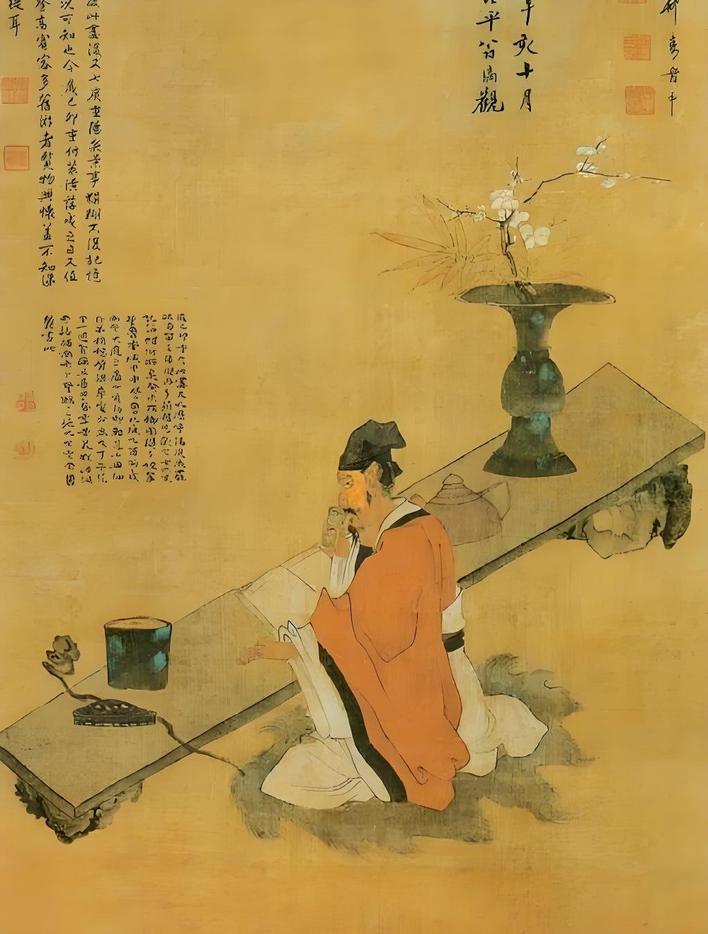 上联：读书品酒观博古
下联：[比心]

网络图片/诚谢侵删