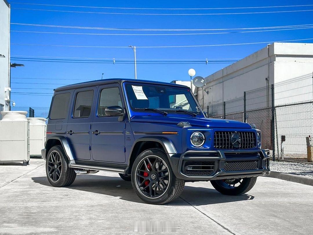 哑光蓝 满配 G63 AMG ​​​