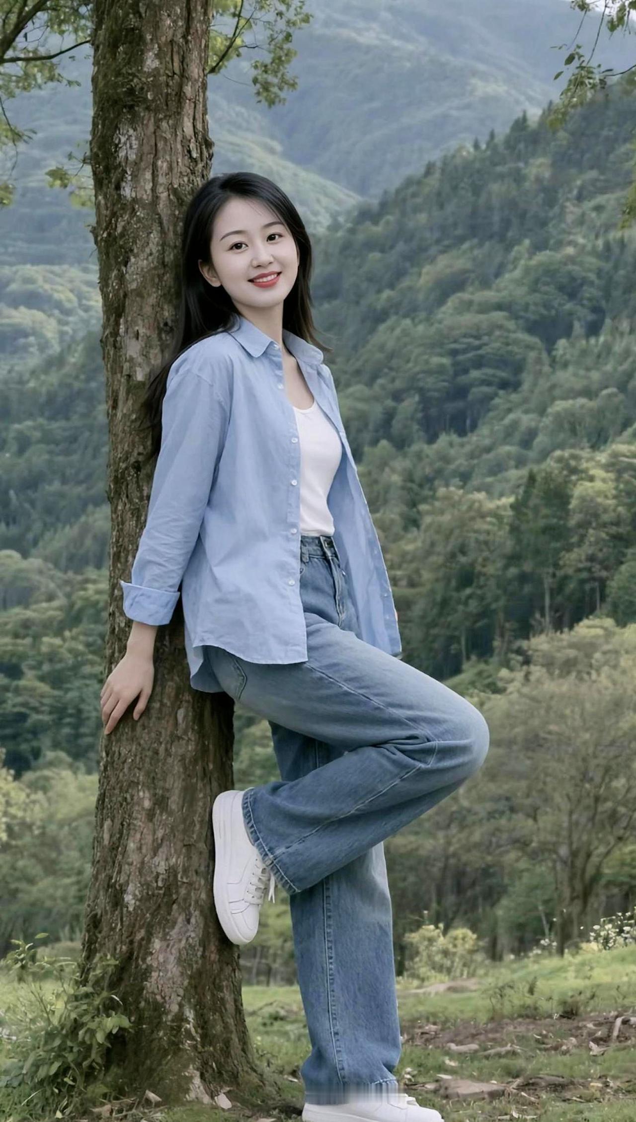 抖音玩法合伙人计划 抖音ai创作 穿搭分享 甜美女孩