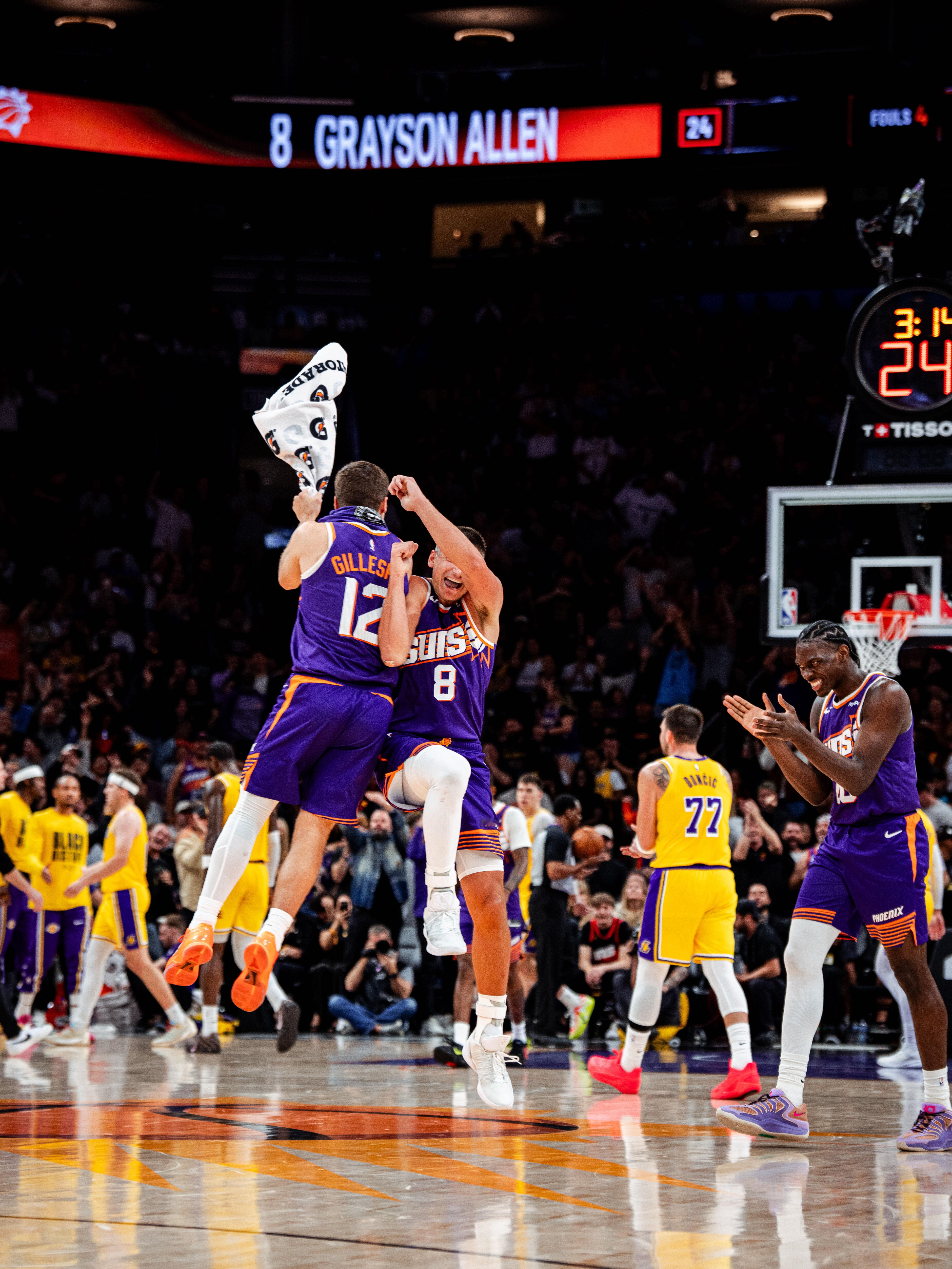 我们在一分钟内打出10-0的高潮，将分差缩小到2分！菲尼克斯太阳 ｜旭日东升 ｜