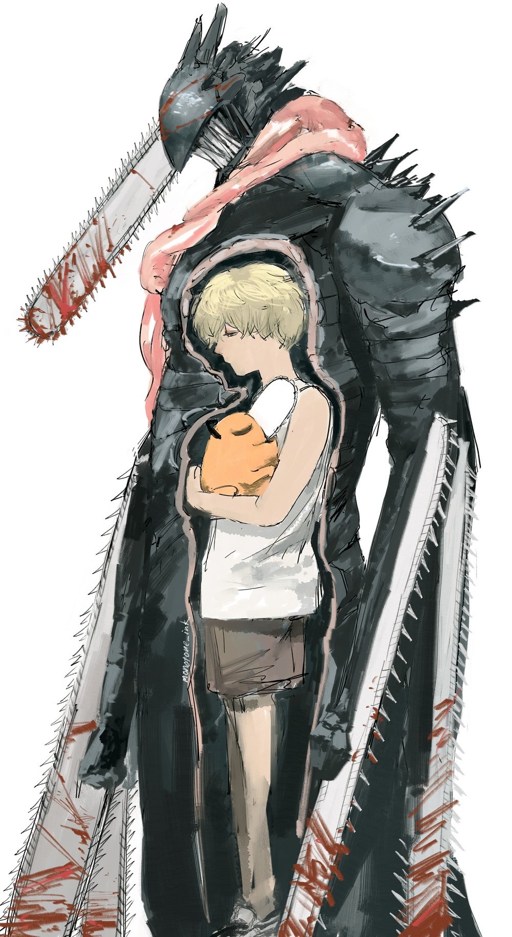 电锯人Twitter：monotone_ink（monotone_ink） ​​