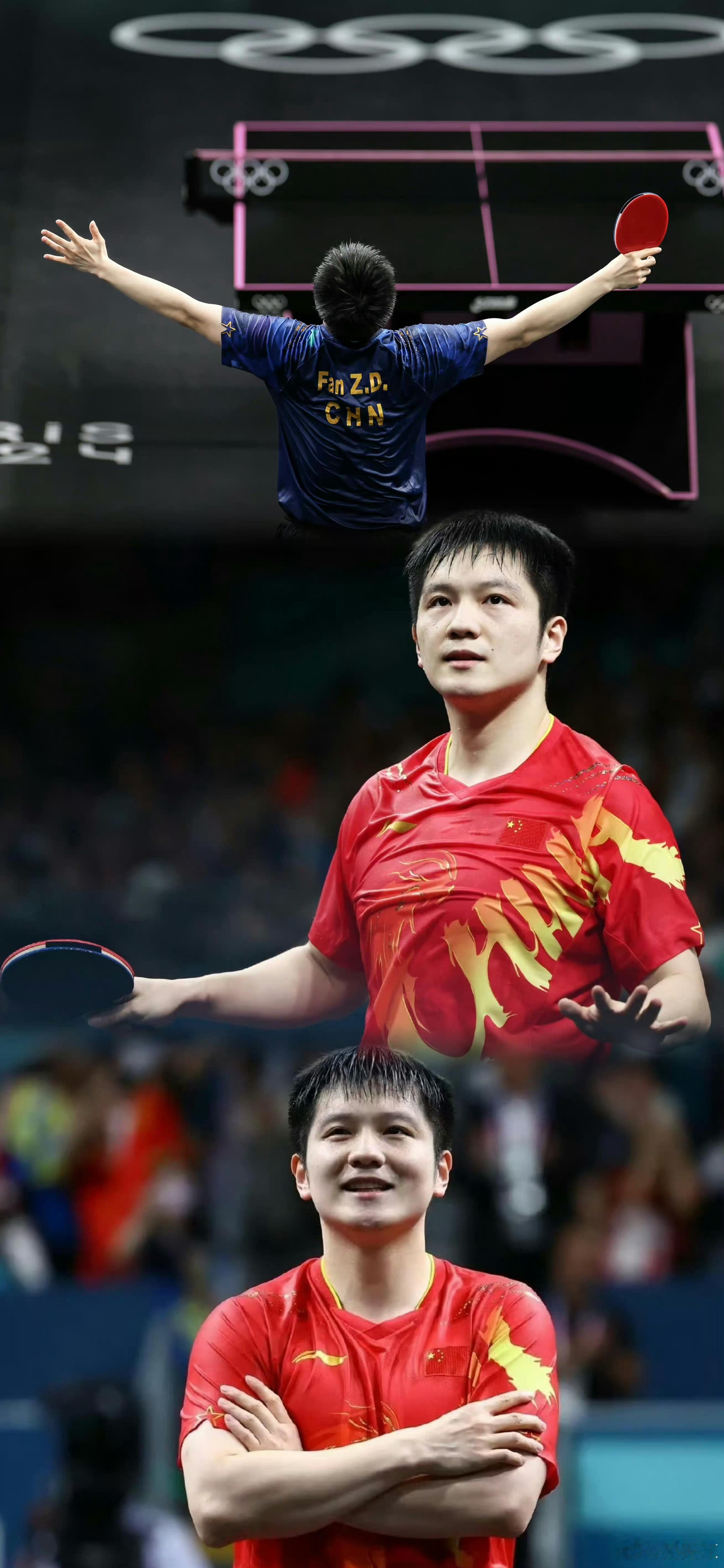 樊振东庆祝动作合集 最会打乒乓球的美凌格带来经典全套；少年冲破云雾的全场噤声和壮
