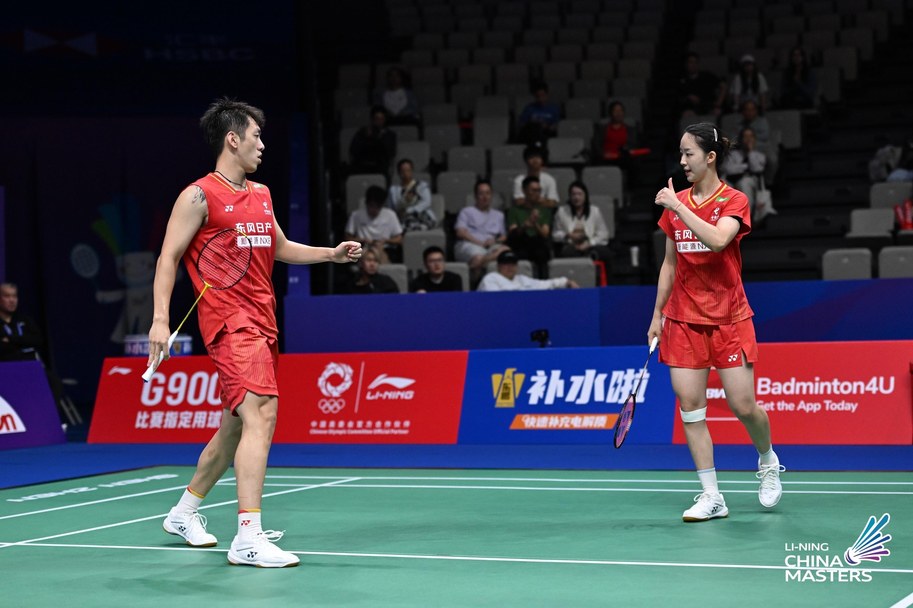 2026年中国羽毛球大师赛 程星/张驰21-13, 21-12战胜赖炳瓒/黎洁仪