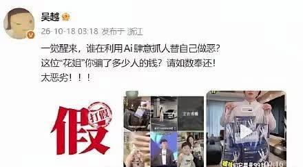 我真是越来越喜欢吴越了！
有事她是真敢上啊！发文怒斥盗脸直播的人，
连邓亚萍和温峥嵘也被这么坑过！

