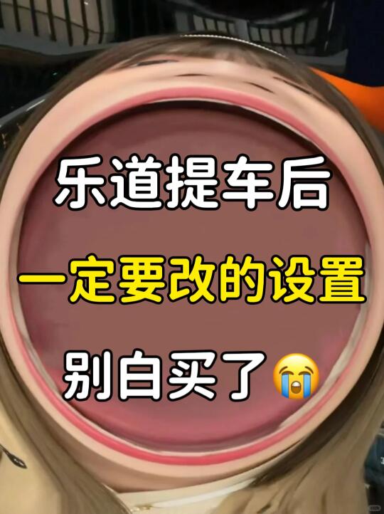 乐道L60提车必备‼️一定要设置的8个功能✅