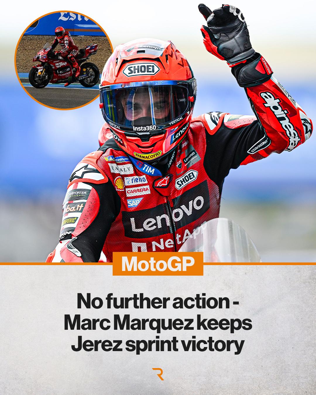 马奎兹昨日在冲刺赛切过最后一弯进站为什么没有受罚？规则中规定车手在比赛中进站换车