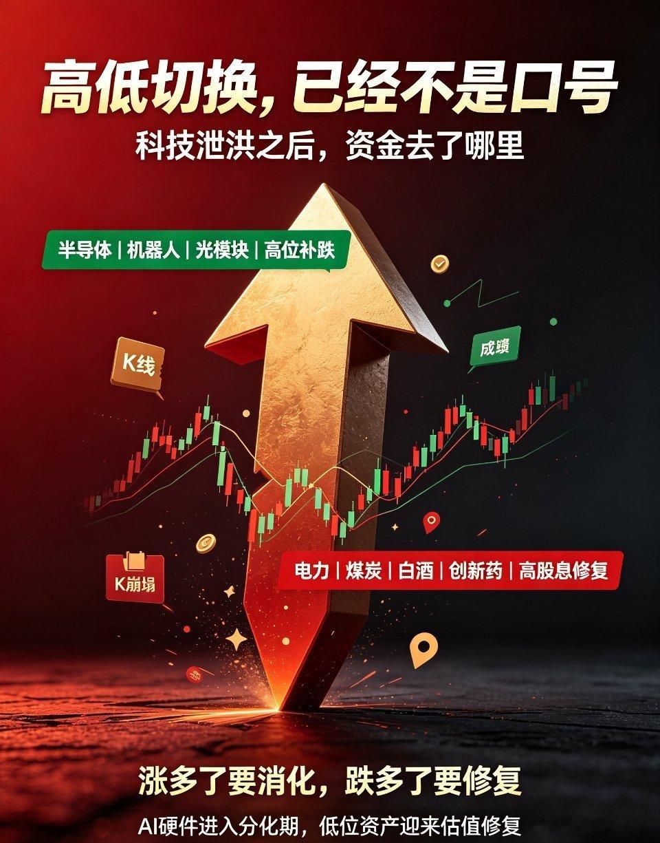 A股行情7.20行情深度复盘：科技全线泄洪、三花近乎跌停，市场正式进入公开高低切