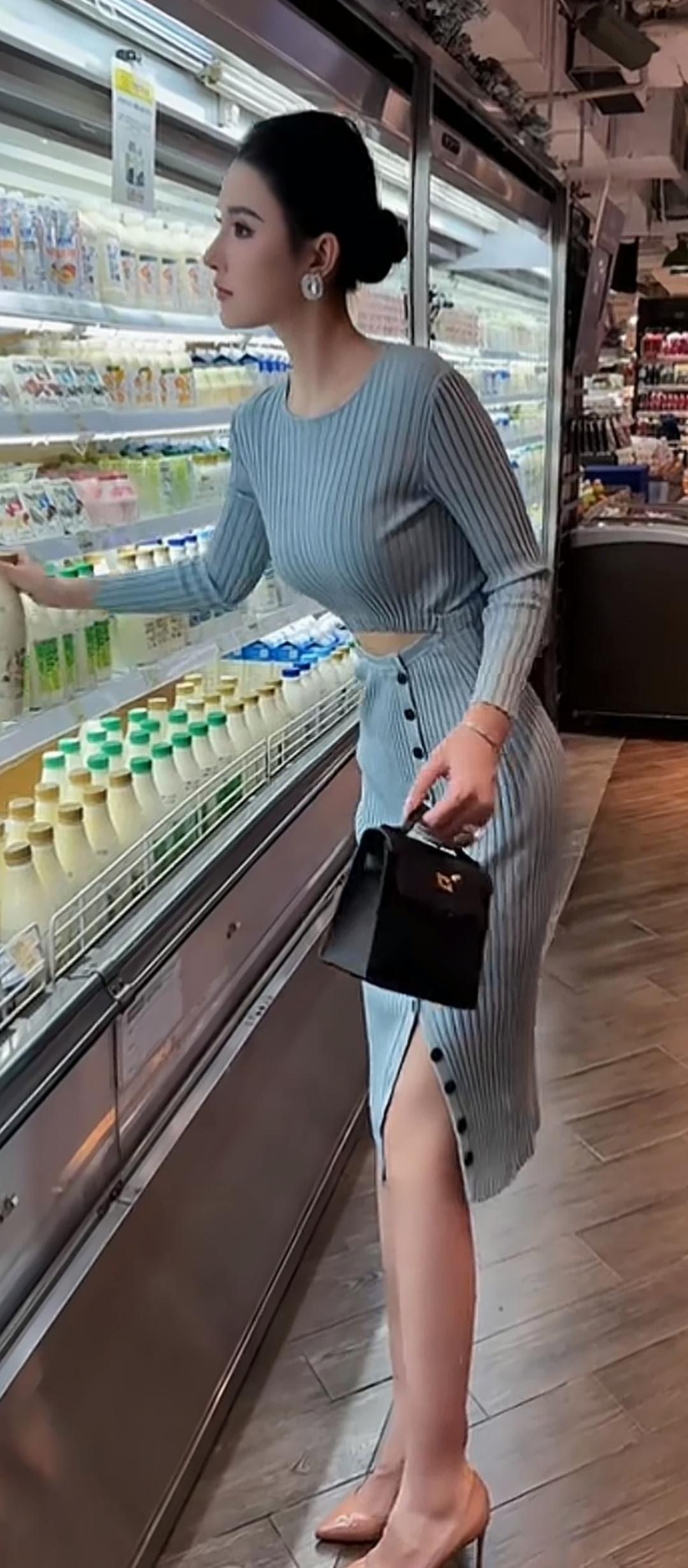优雅逛超市，时尚穿搭指南