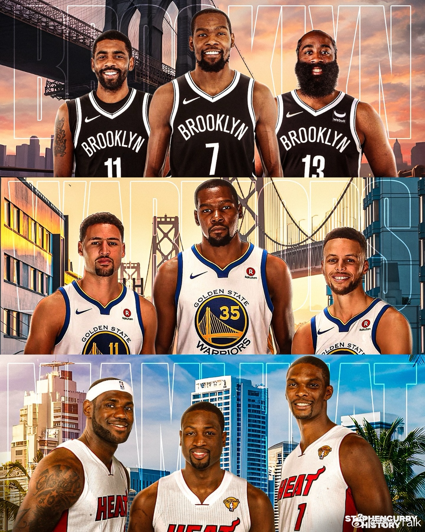 如果这三组传奇三巨头都在“技术巅峰”，打一轮7场系列赛，谁才是真正的赢家？🧊“