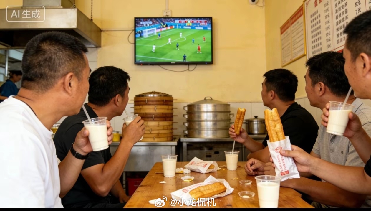 这次世界杯直接从夜宵局变早八养生局，我的小烧烤啊，要变豆浆了。这时差整的，6点开