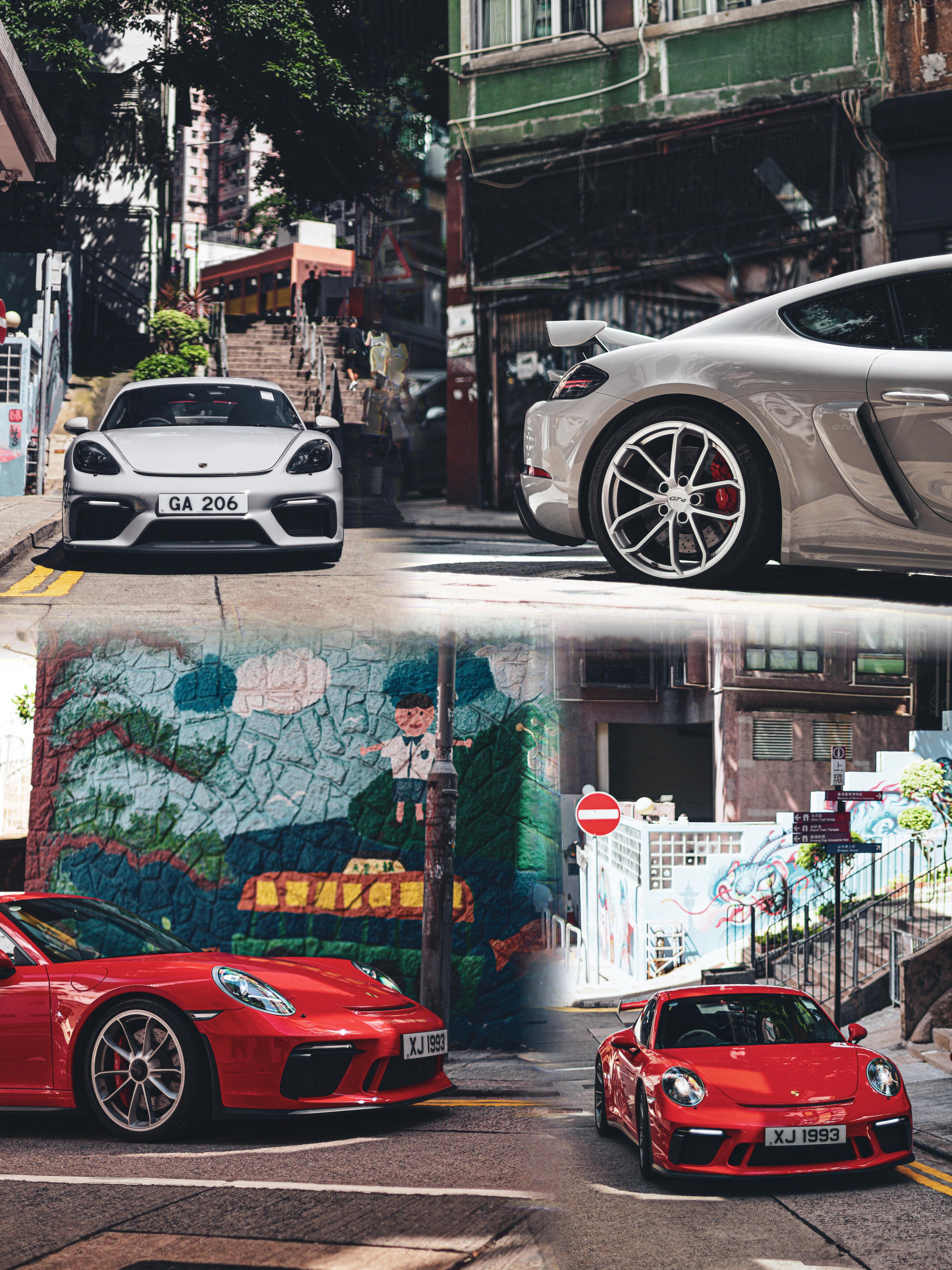 GT3 & GT4手动[羞嗒嗒]chalk色的GT4实在是太好看了[鼓掌] 这台