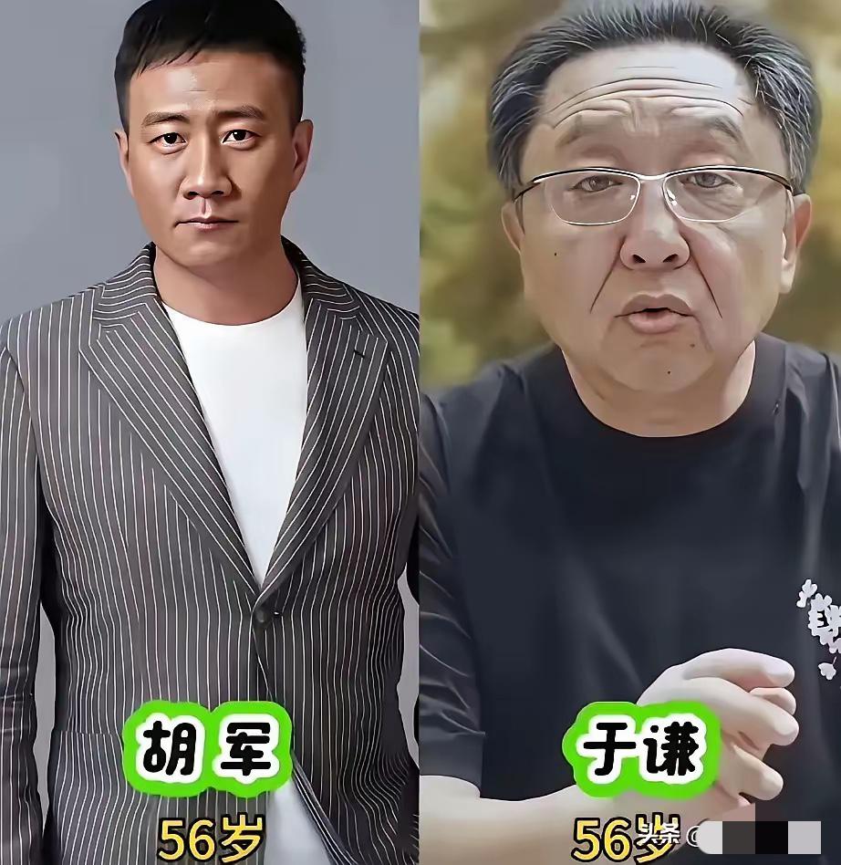 二位巨星一样的年纪，但是状态看上去相差很多