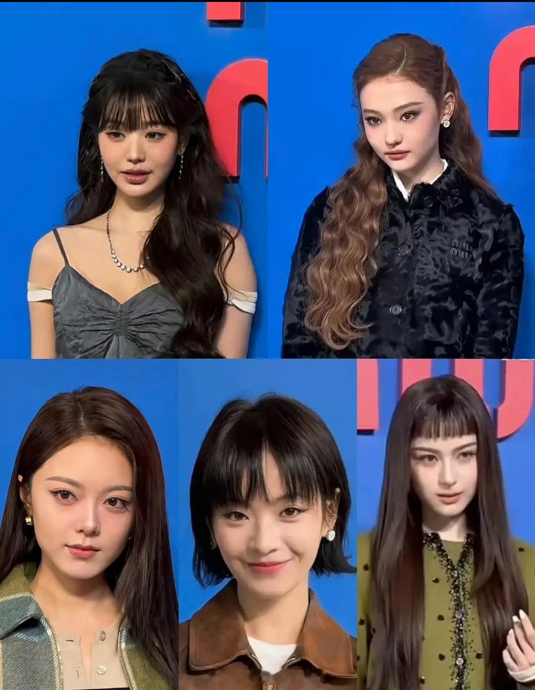 参加miumiu大秀中外00🌸谁状态不错？赵今麦、李庚希、张元英、Ella、P