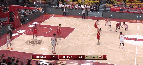 中国男篮vs塞尔维亚fmp 庞峥麟一个关键时刻的巨星球，得分也上双了