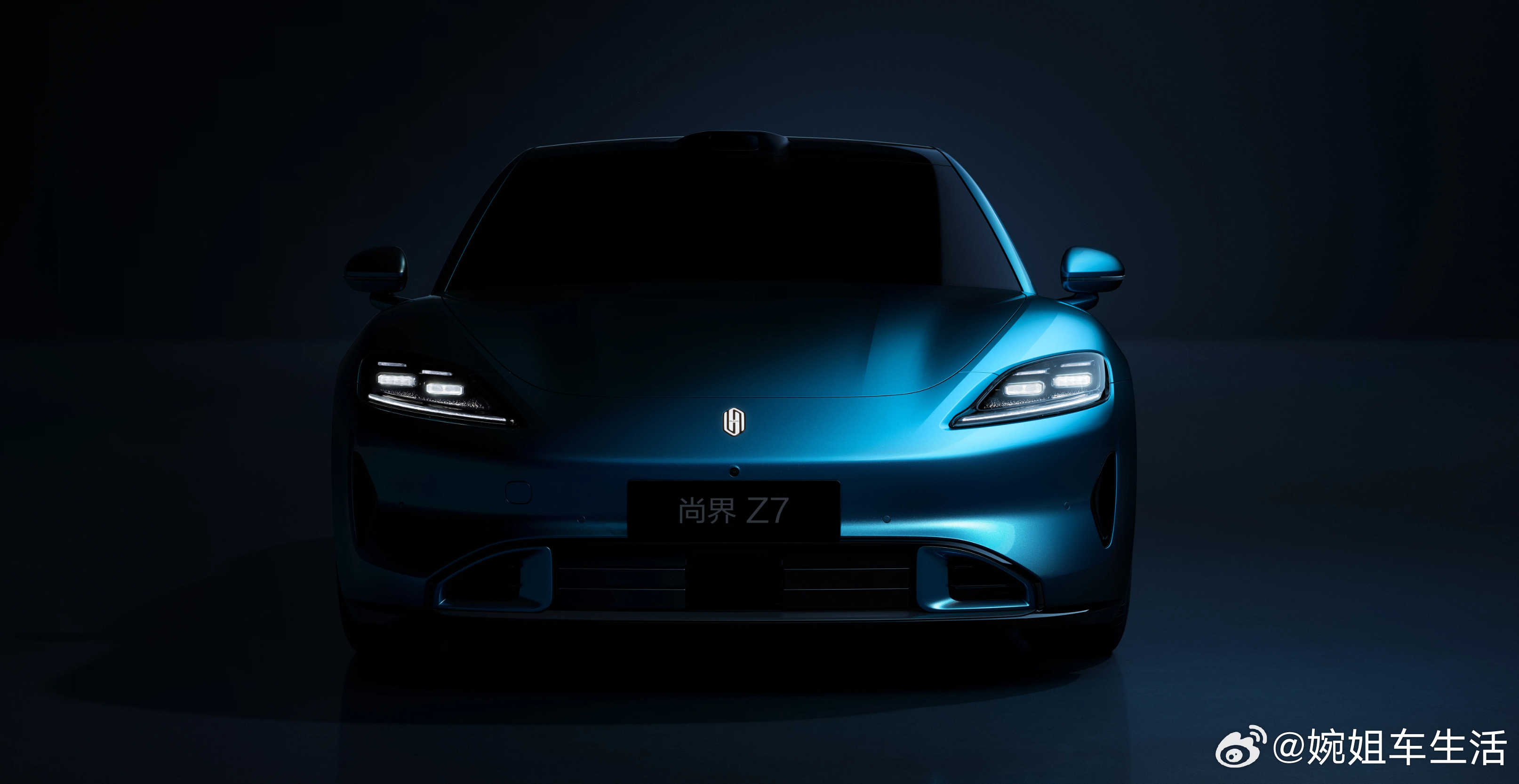 尚界Z7细节图曝光  尚界Z7这波细节图太顶了！侧面轿跑范儿拉满，正面肌肉感爆棚