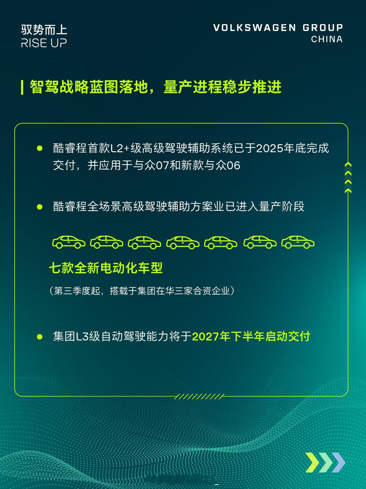 7月22日，地平线与大众汽车集团正式宣布，通过合资公司酷睿程 (CARIZON)