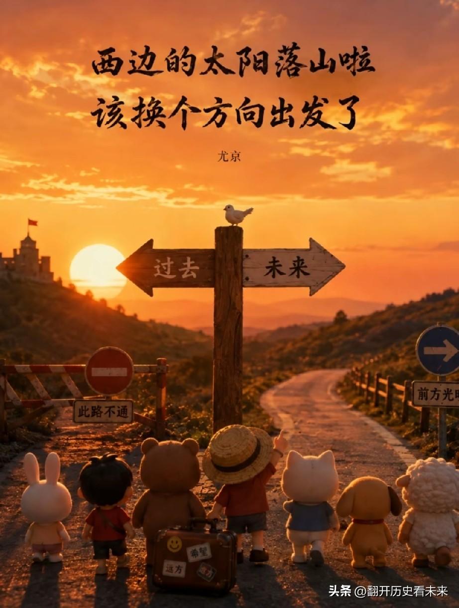 西边的太阳已经落山了，该换个方向重新出发了……

我们都知道对于一个人来说:选择